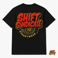 Shift Syndicate Wheel Design Printed T-Shirt - Unisex